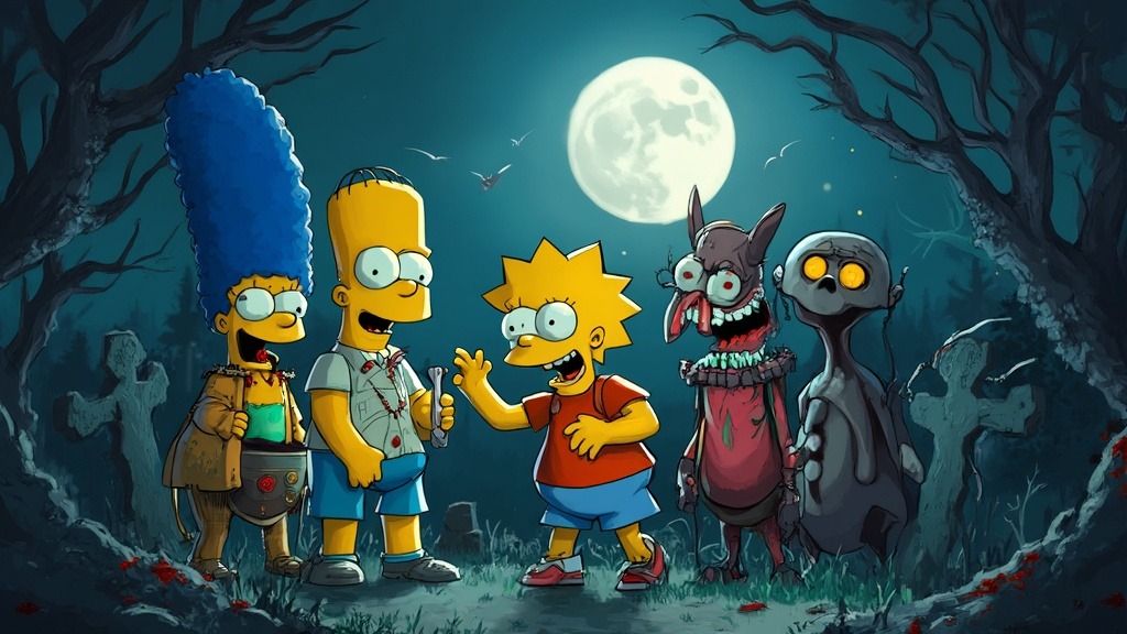 The Simpsons의 호러 영화 패러디와 Supernatural과의 관계