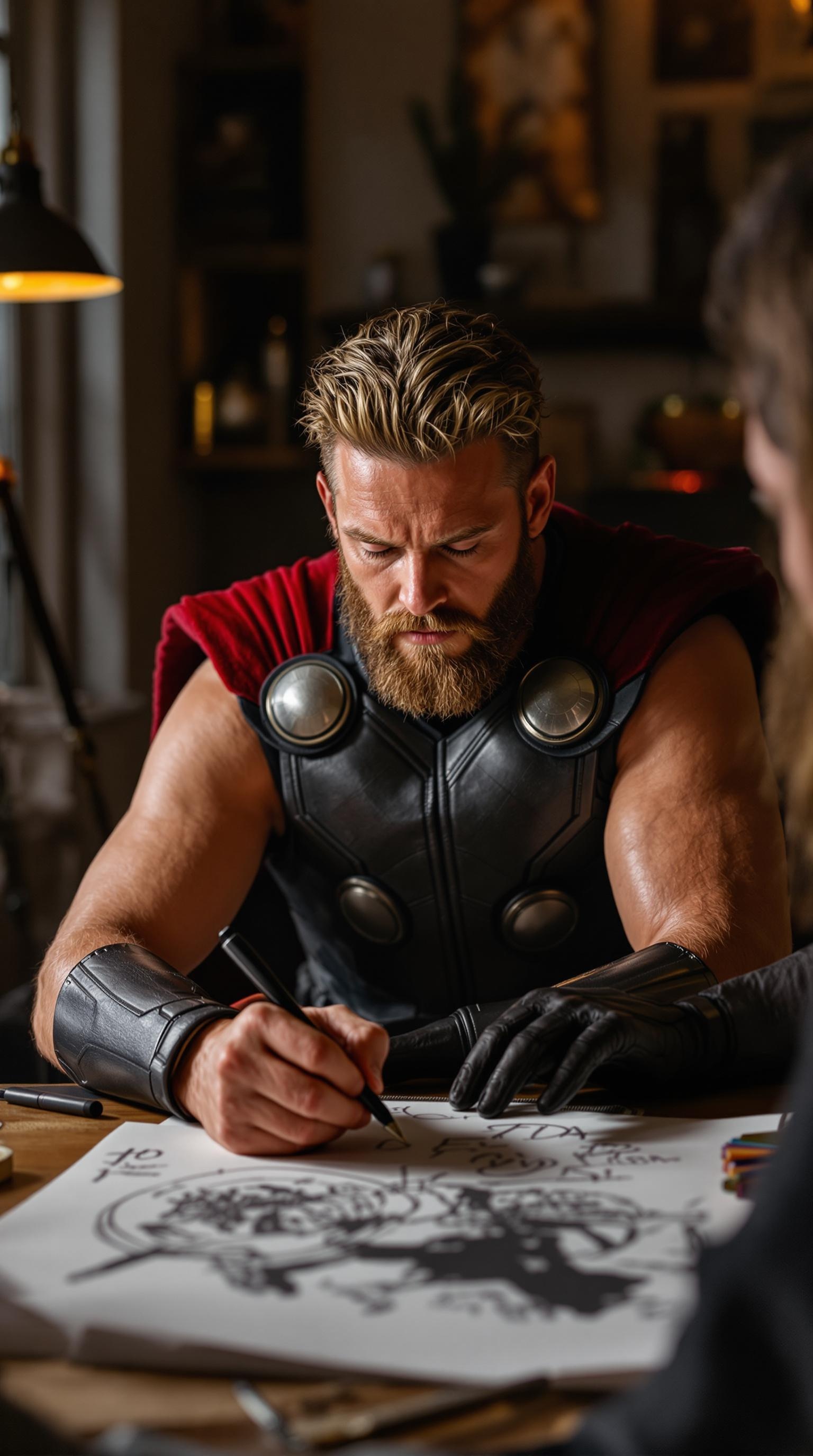 Michael Shanks와 Thor 팬 커뮤니티가 만든 ‘비공식 상징