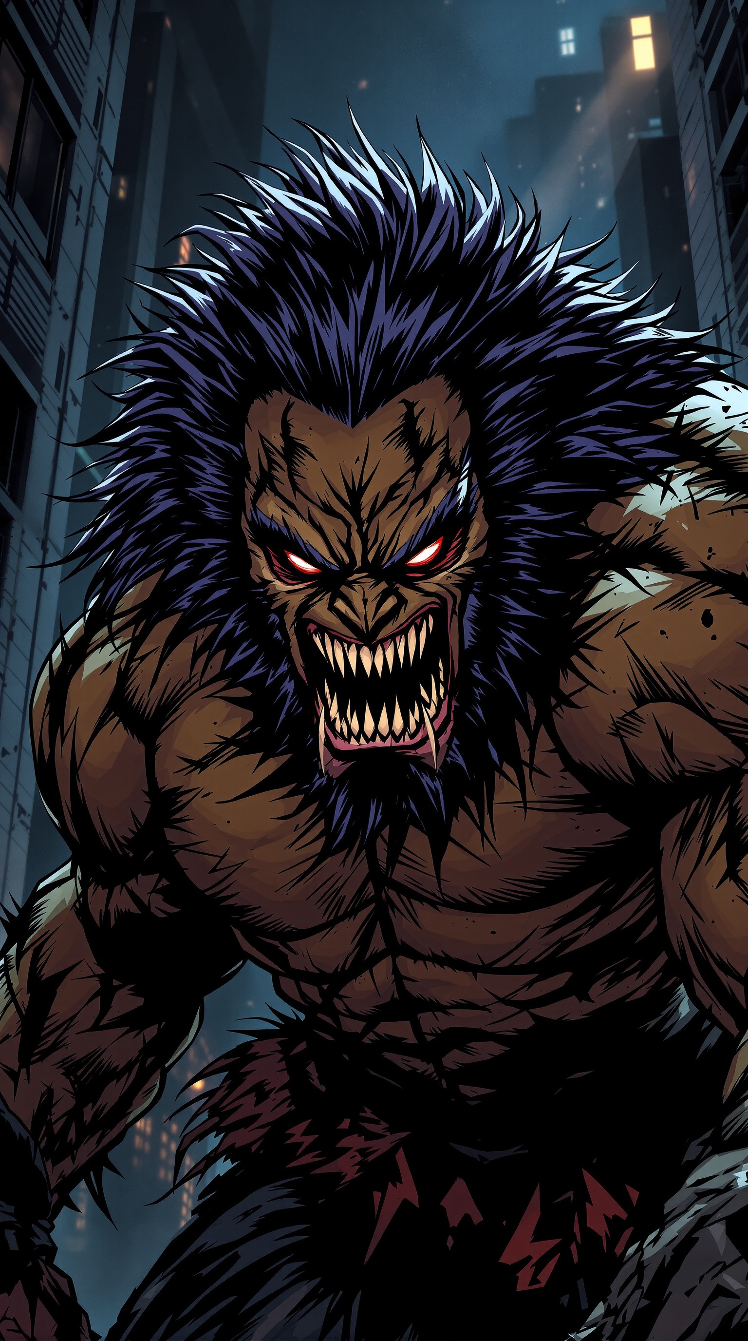 Invincible 코믹스와 애니메이션 속 Battle Beast 비교