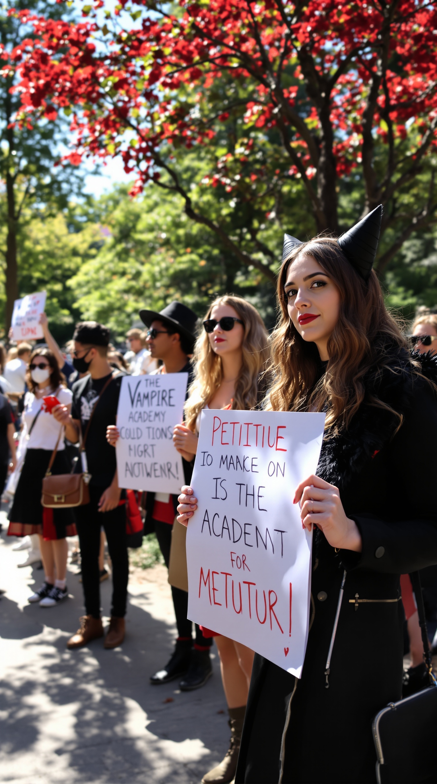 Vampire Academy 팬 반응과 온라인 캠페인