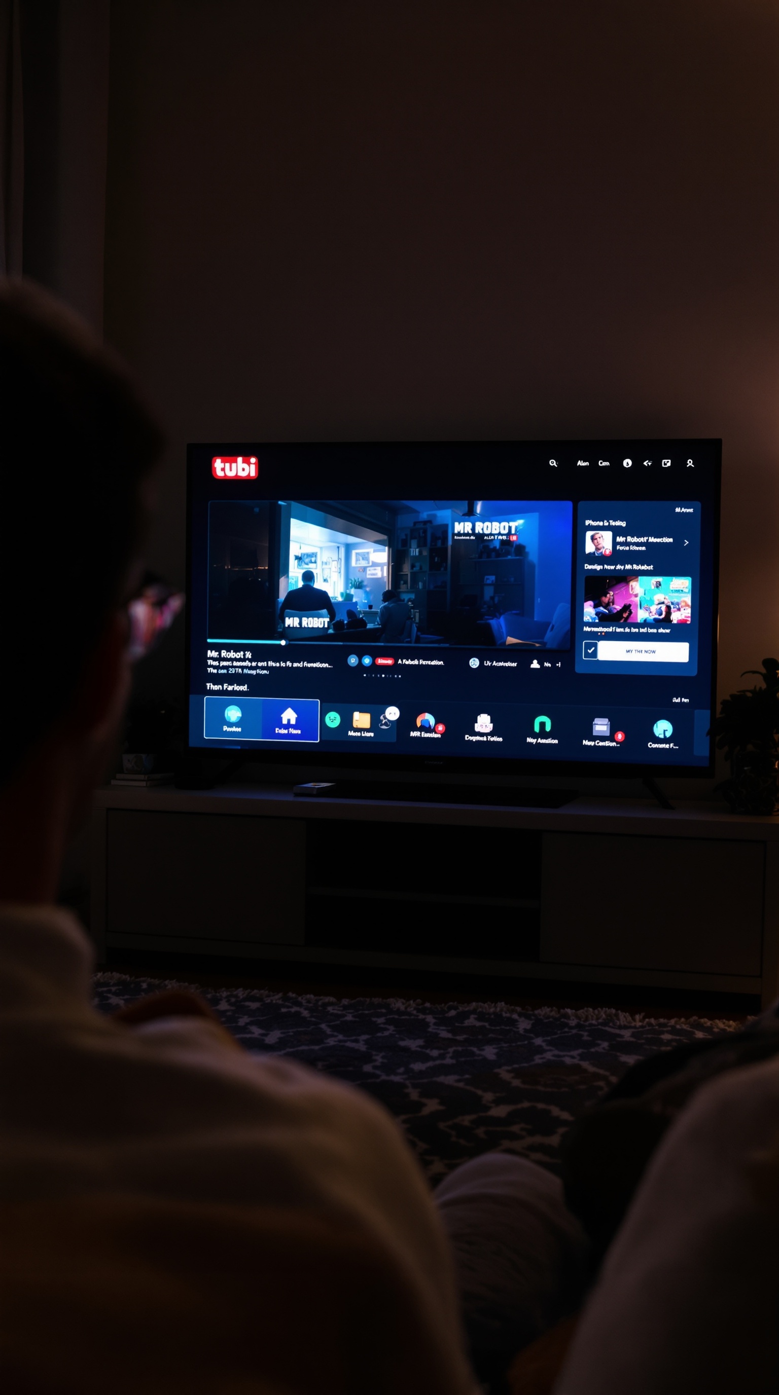 Tubi에서의 Mr Robot 시즌 1과 다른 OTT 플랫폼 비교