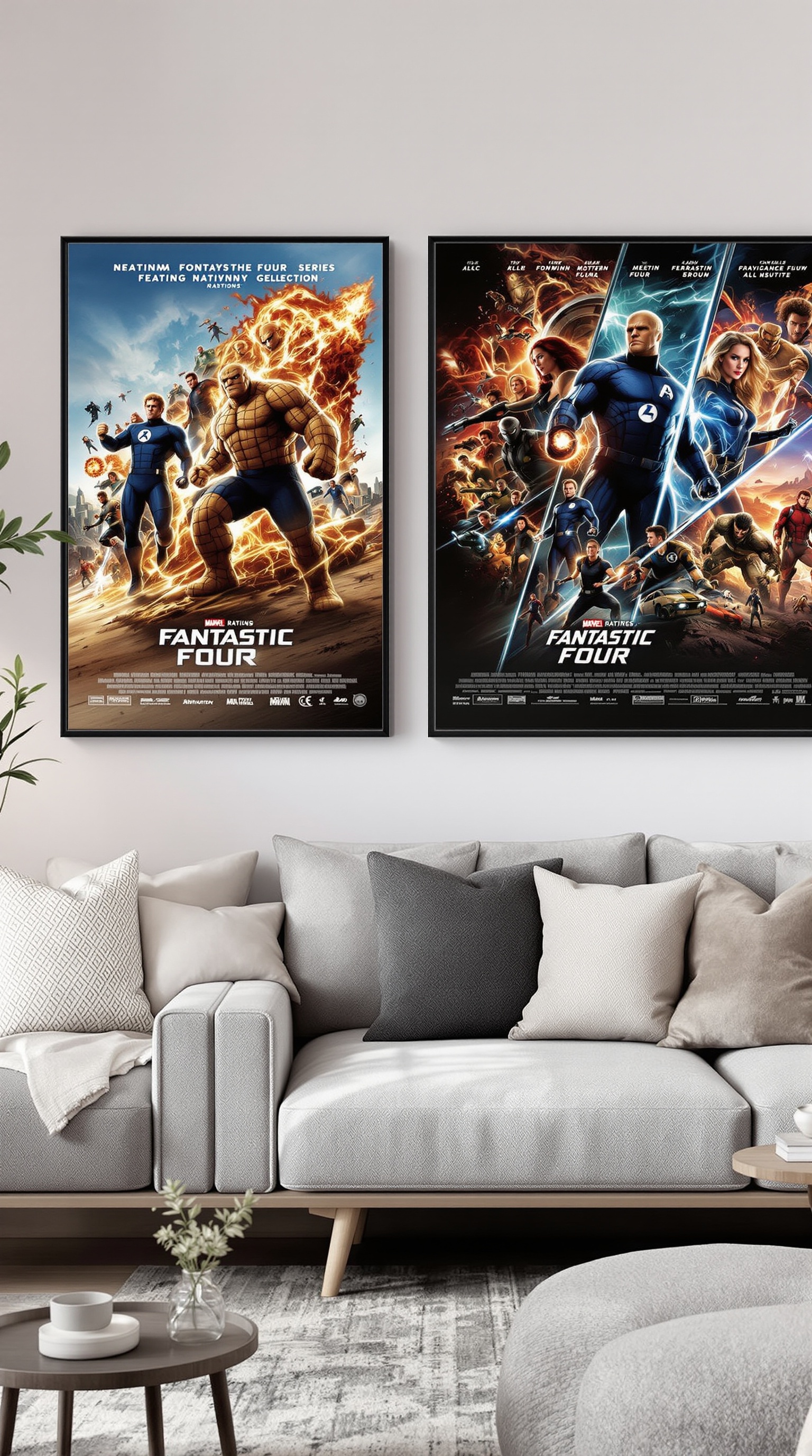 Fantastic Four 시리즈의 평단·관객 반응 비교