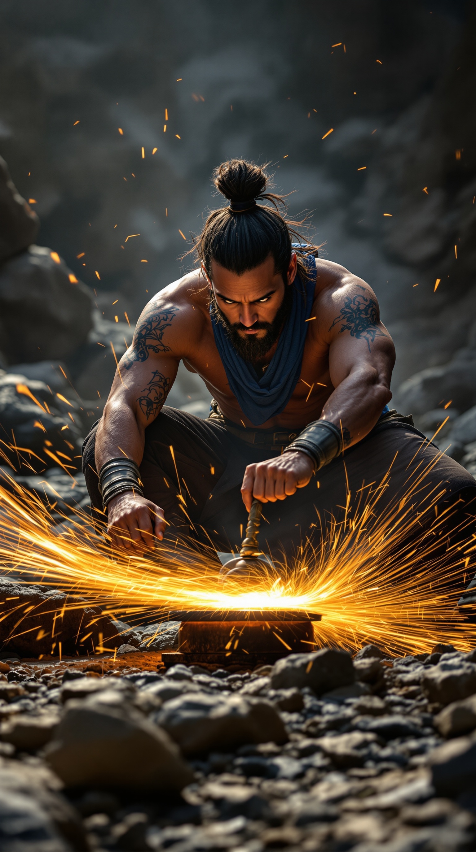 금속 굴리기의 발견과 상징적 의미