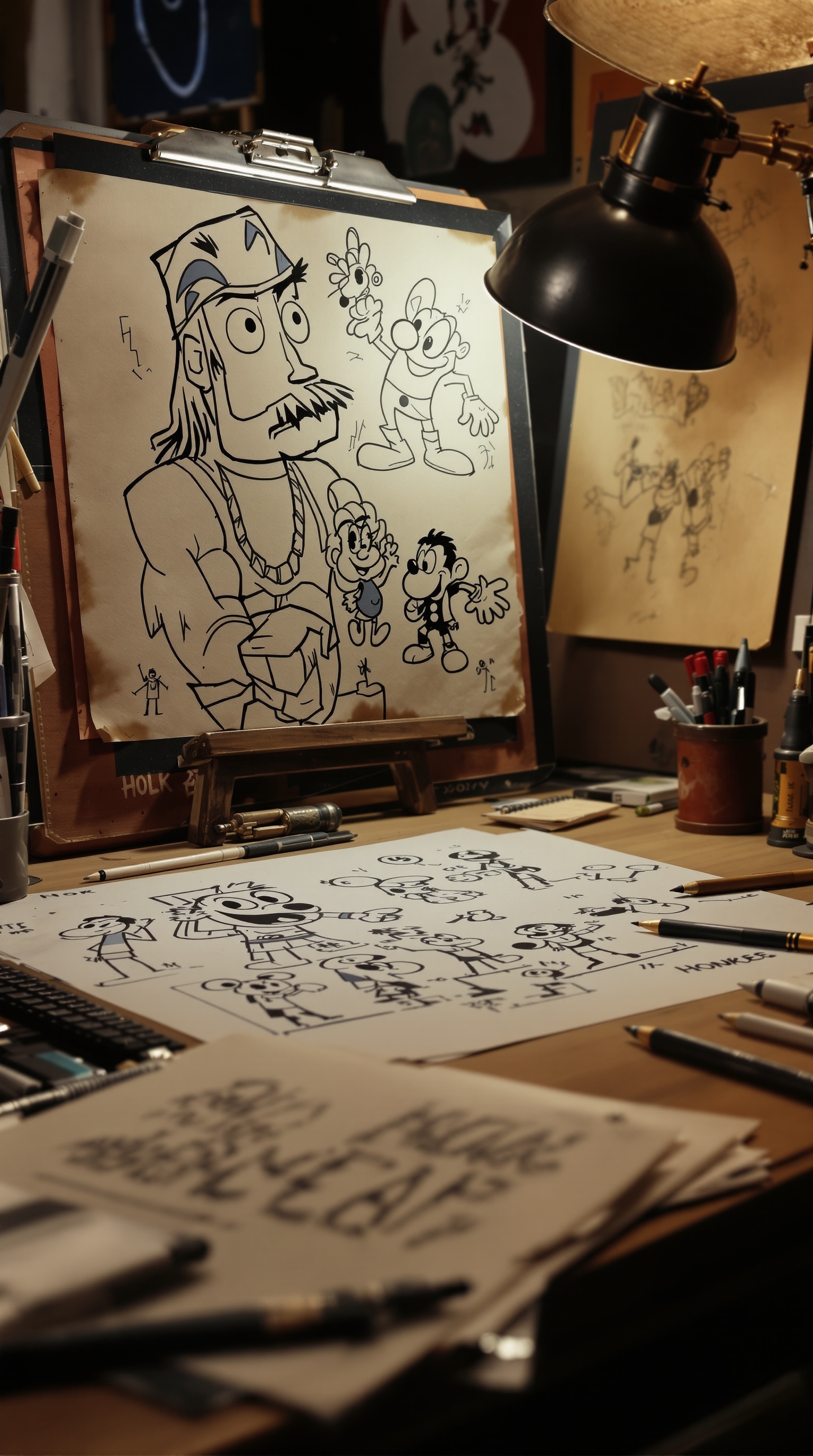 Brad Garrett과 Hulk Hogan의 미완성 애니메이션 시리즈 개요