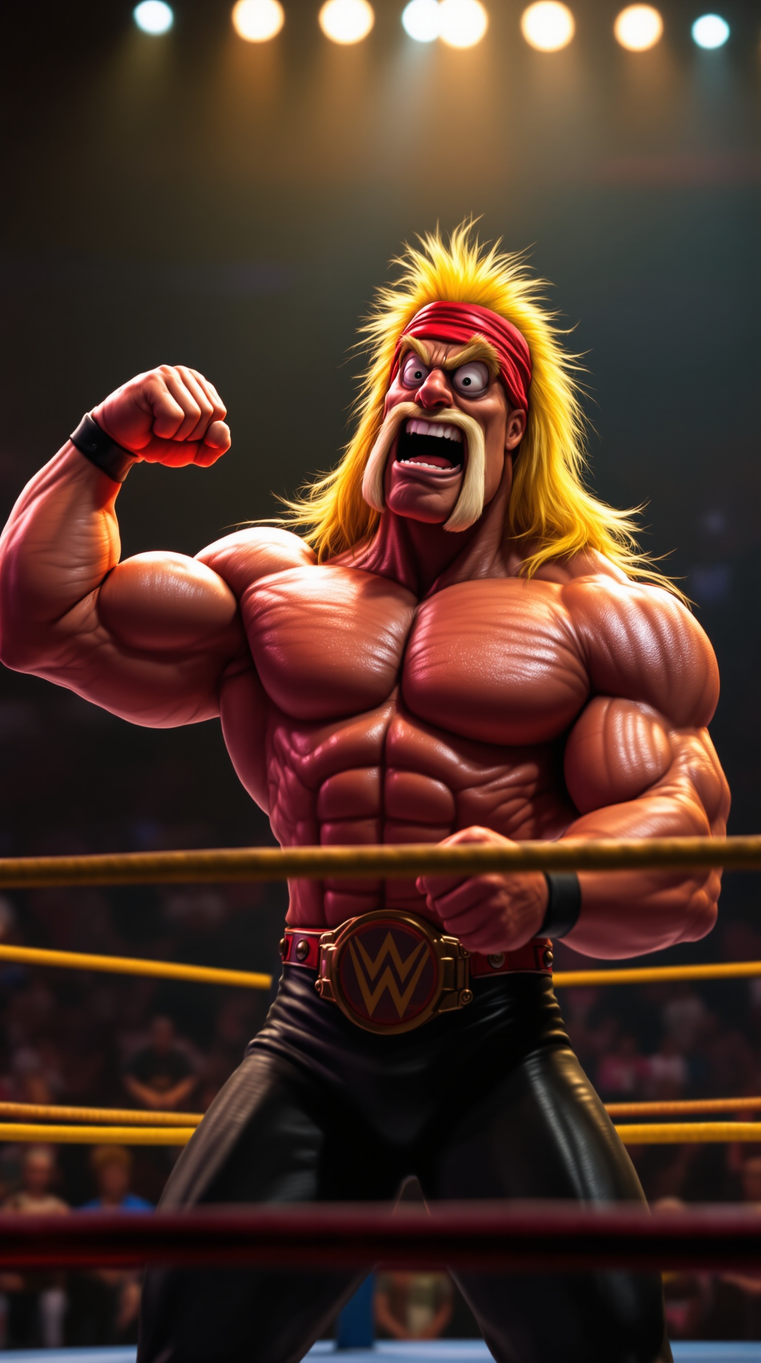 Hulk Hogan 중심의 애니메이션 콘셉트 및 캐릭터 설정