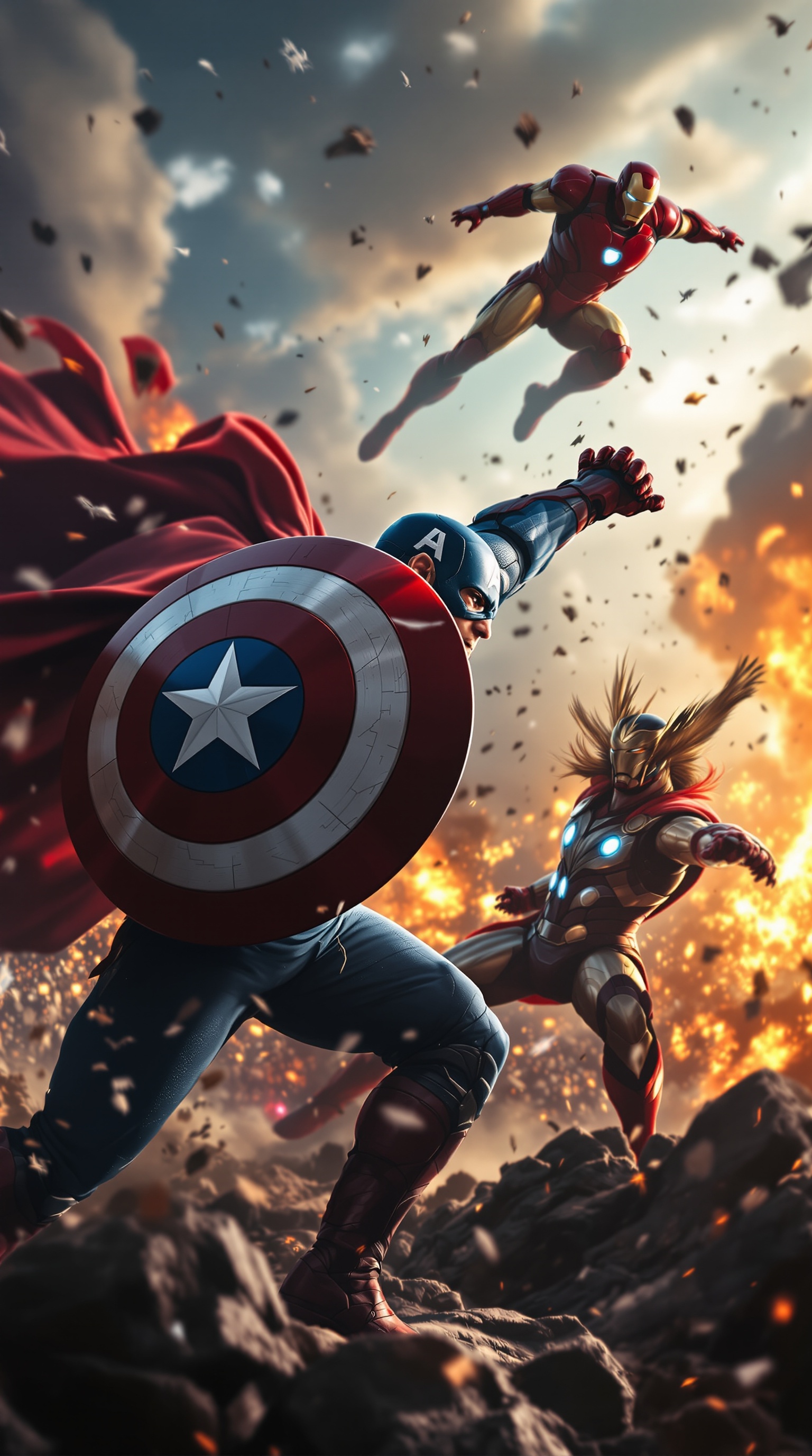 캡틴 아메리카, 아이언맨, 토르 마블 대표 히어로의 전투 스타일 비교