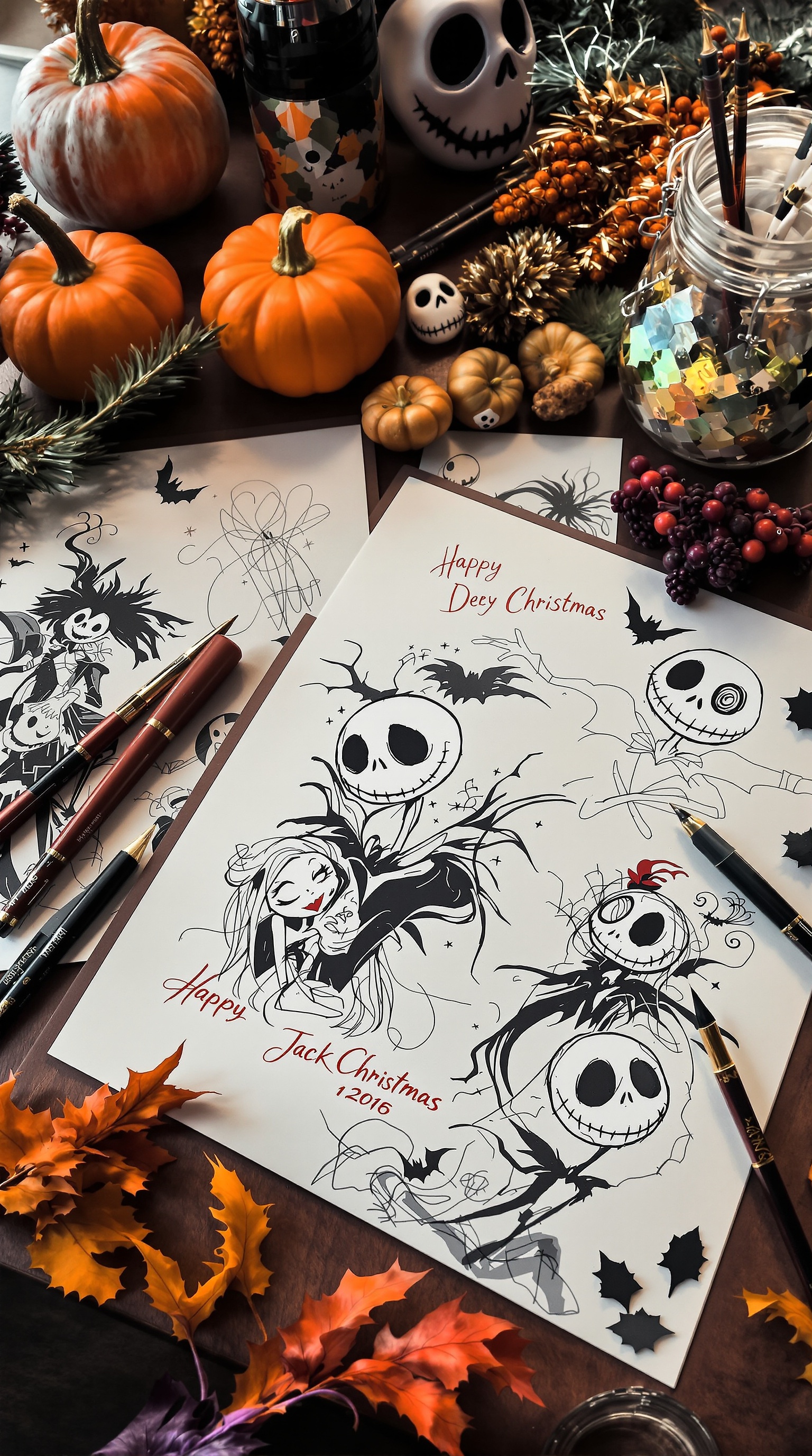 잭 스켈링턴의 창조 팀 버튼의 상상력에서 태어난 아이콘