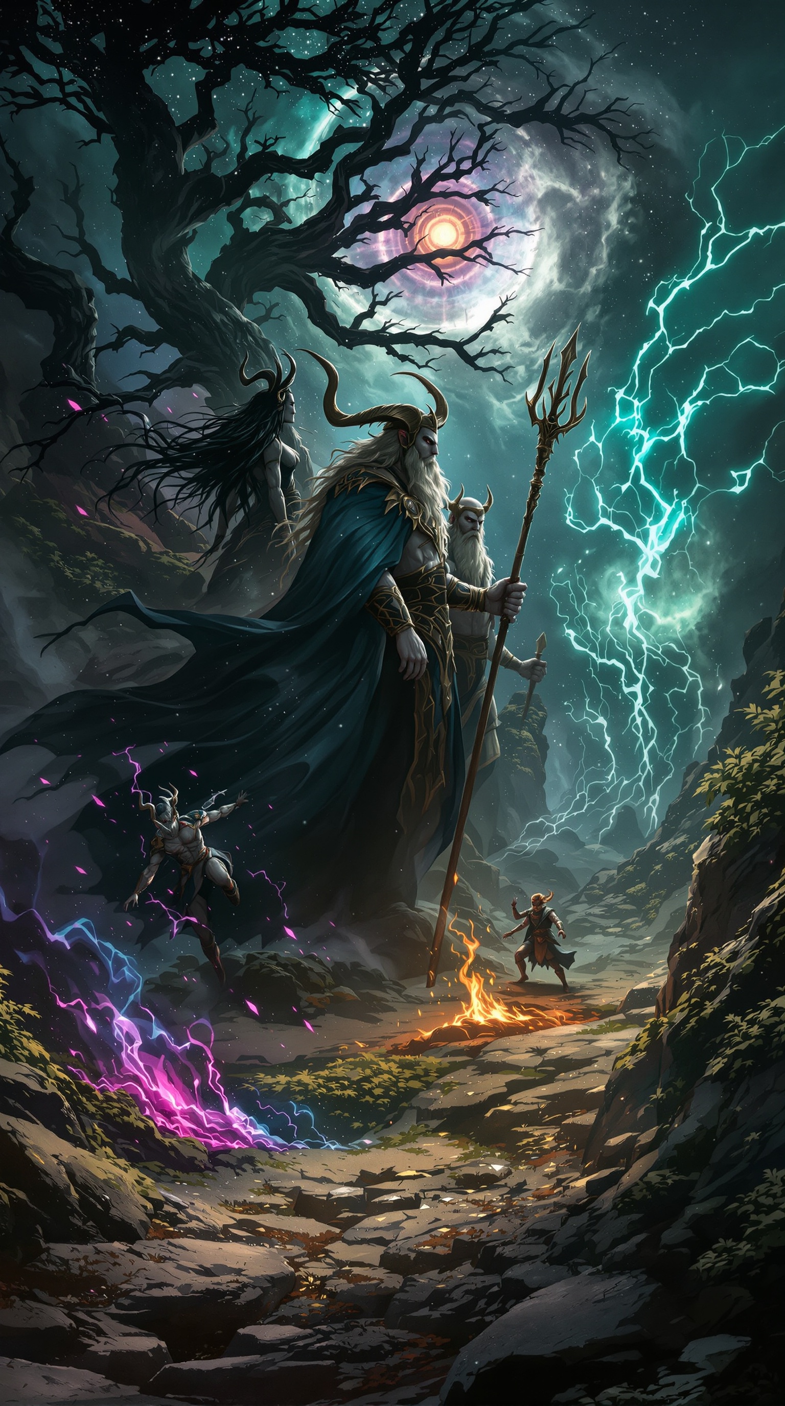 신화적 해석과 캐릭터 아크 헬라, 오딘, 로키의 서사적 의미