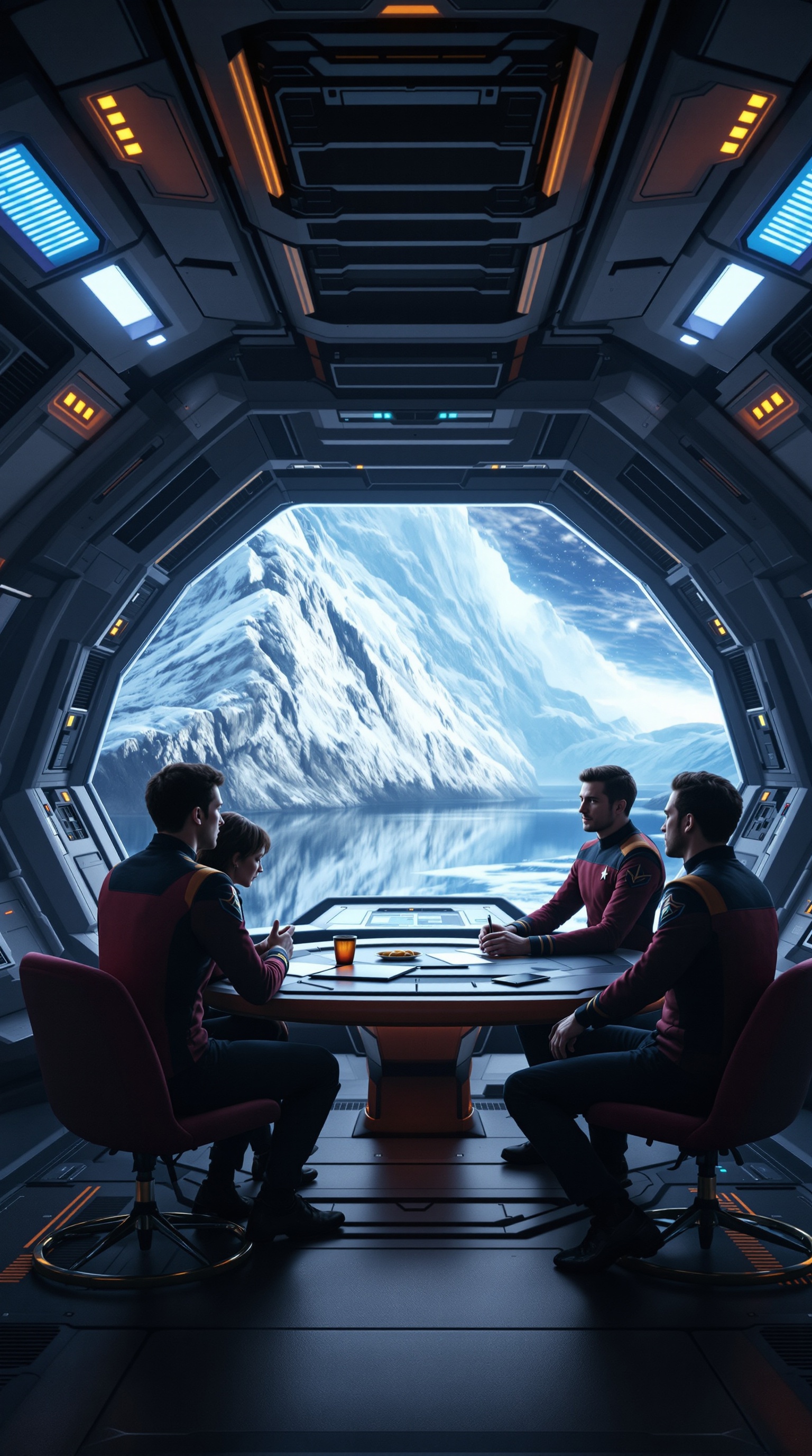 ‘스타 트렉 더 넥스트 제너레이션 초기 피치와 러브 트라이앵글 구상