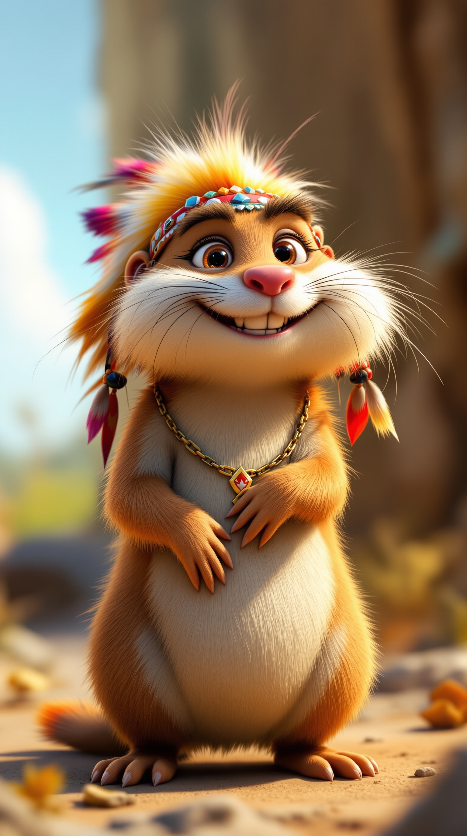 원주민 고퍼와 인종적 풍자의 이중성